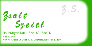 zsolt szeitl business card